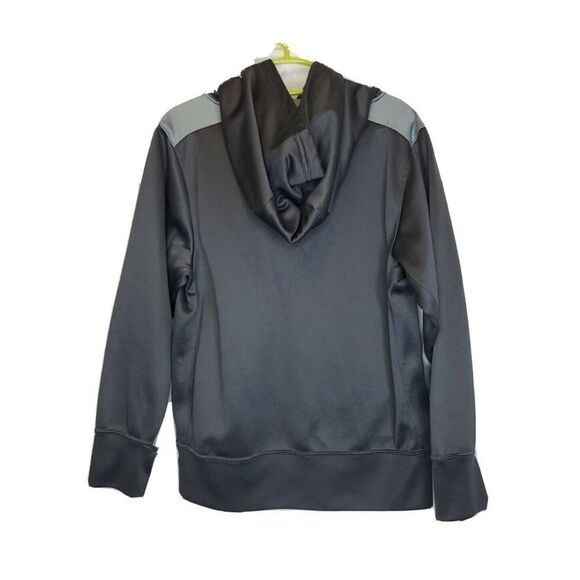 Boy's Nike Therma-Fit Grey Grey Swoosh Hoodie Sweatshirt Size Youth Small - Picture 3 of 6